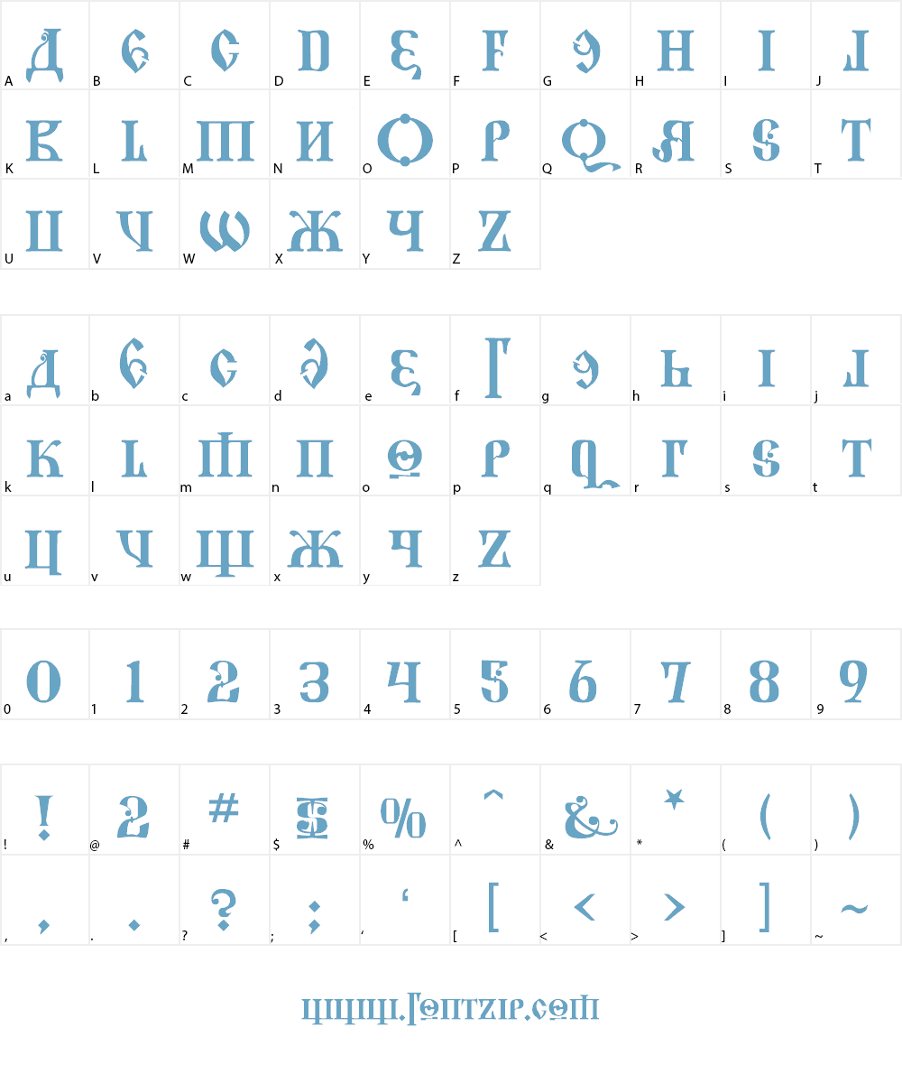 Kremlin Grand Duke Font Character